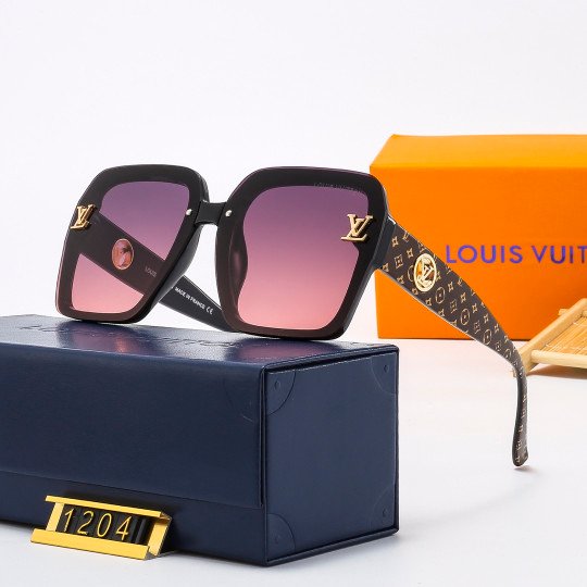 LV Classic Vintage Pattern HD Eyewear with 100% UV Protection and 90% Light Transmittance