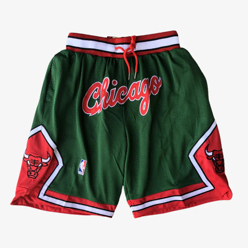 Bulls New Era Shorts Green