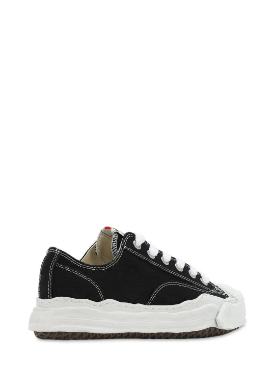 Maison Mihara Yasuhiro ‘Hank’ OG Sole Suede Low Sneakers Black & White