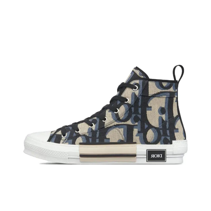 Dior ‘B23’ High-Top Sneakers Beige