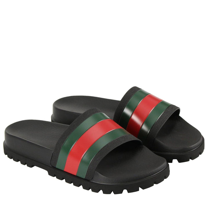 GUCCI WEB SLIDE SANDAL