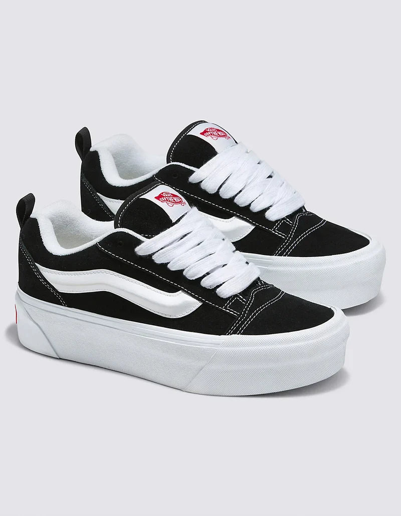 Vans Knu Stack Skate Shoe - Black