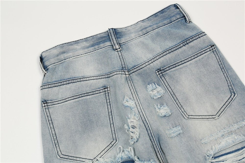 Fashion Flared Washed Jeans Men