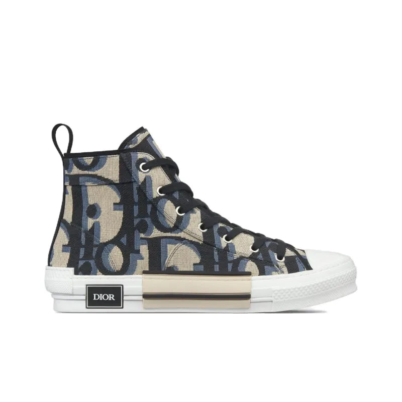 Dior ‘B23’ High-Top Sneakers Beige