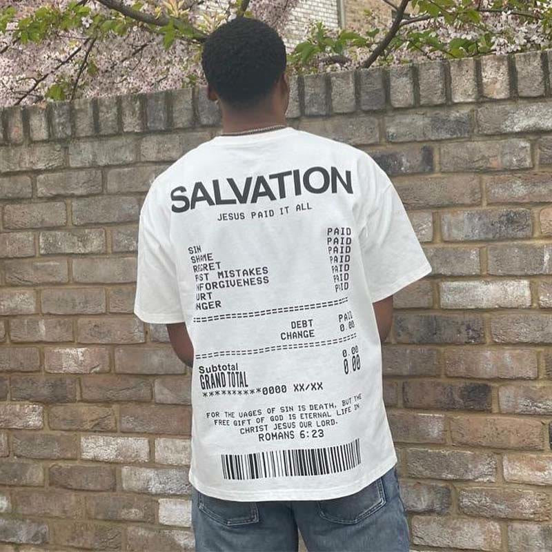 Jesus Paid It All Print T-shirt