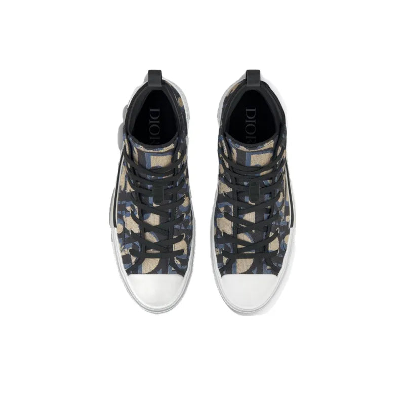 Dior ‘B23’ High-Top Sneakers Beige