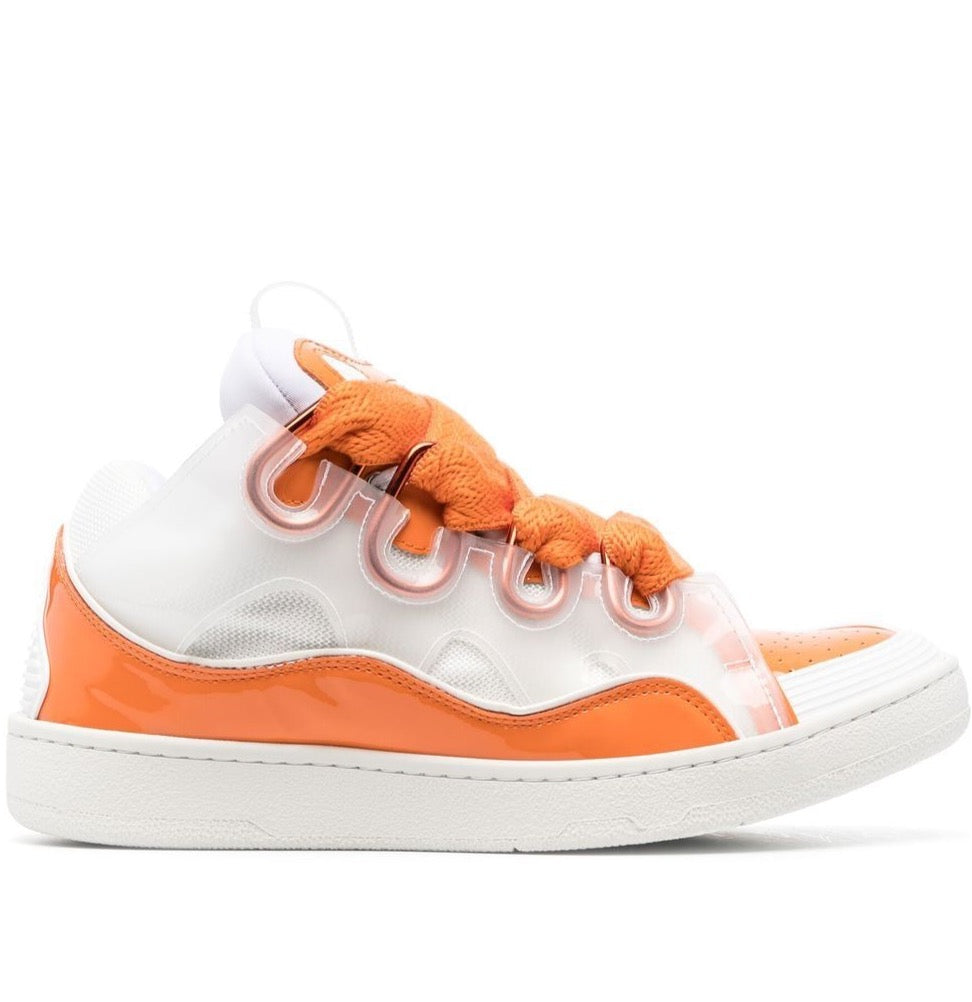 ORANGE AND WHITE LANVIN - SNEAKER