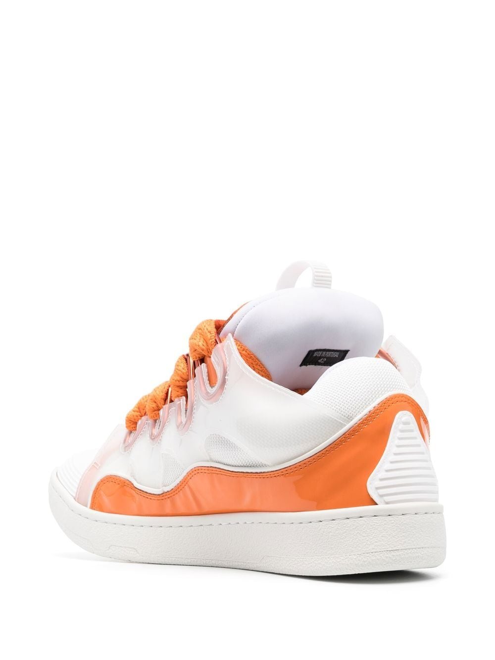 ORANGE AND WHITE LANVIN - SNEAKER