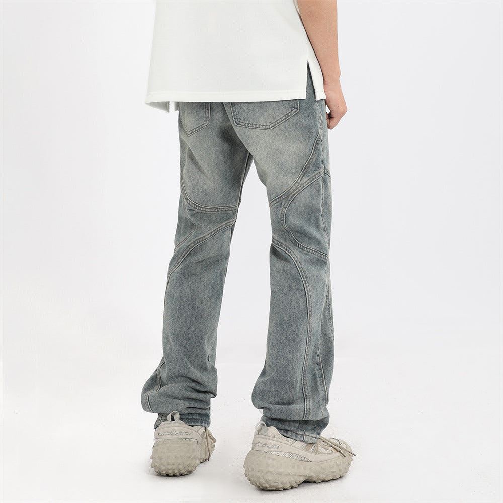 Men's High Street Retro Wash Pants