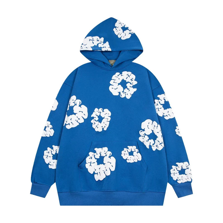 Denim Tears ‘The Cotton Wreath’ HOODIE Royal Blue