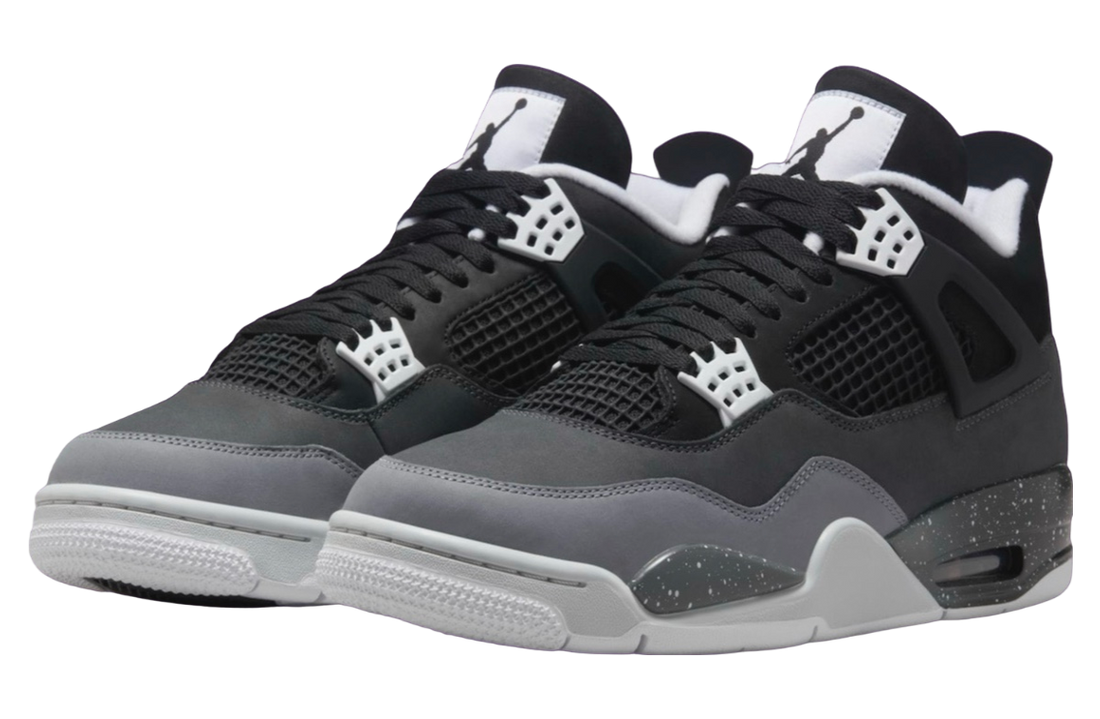 Air Jordan 4 Fear 2024 - Black, White, Cool Grey, Pure Platinum, with Iconic Quote Insole Detail