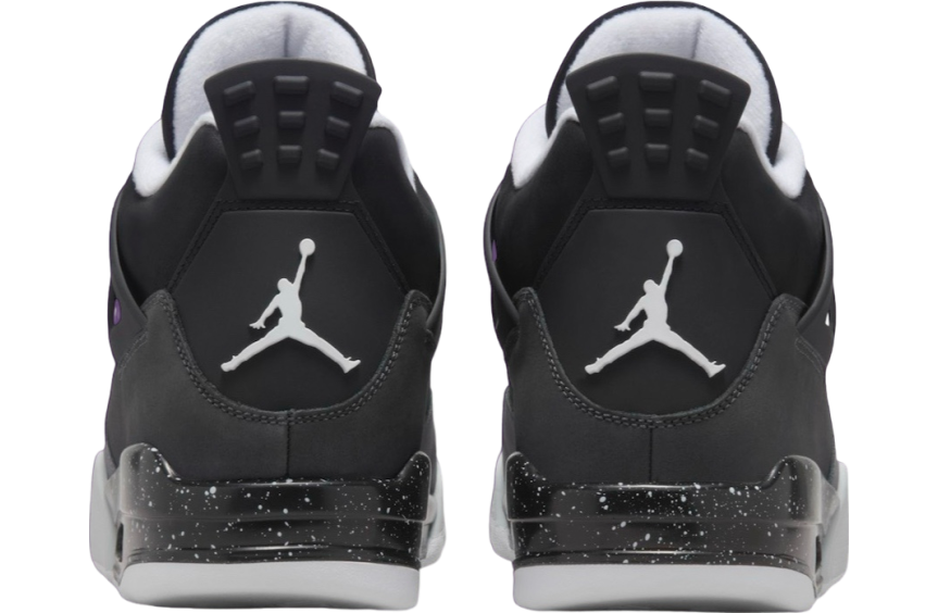 Air Jordan 4 Fear 2024 - Black, White, Cool Grey, Pure Platinum, with Iconic Quote Insole Detail