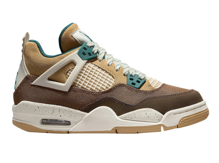 Air Jordan 4 GS Cacao Wow - Seasonal Collection Outdoor Sneaker in Cacao Wow and Geode Teal